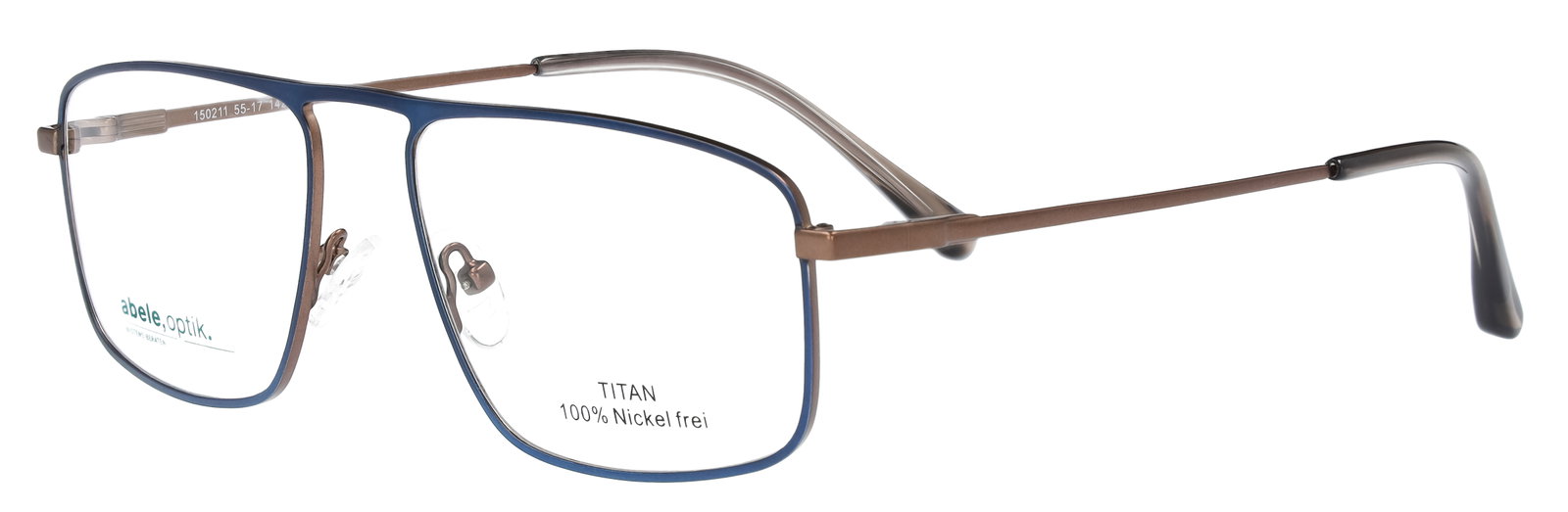 abele optik Brille dunkelblau für Herren 150211